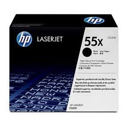 Toner laser Noir CE255X Original pour HP