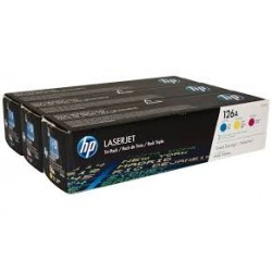 Toner laser Cyan / Magenta / Jaune CF341A Original pour HP