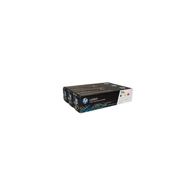 Toner laser Cyan / Magenta / Jaune CF341A Original pour HP