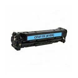 Toner laser Cyan CF411X Made in France pour HP