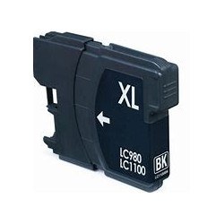 BROTHER (LC-980BK) Cartouche Jet d'encre Noir pour MFC / DCP COMPATIBLE.