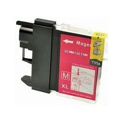 BROTHER (LC-980M) Cartouche Jet d'encre Magenta pour MFC / DCP COMPATIBLE.