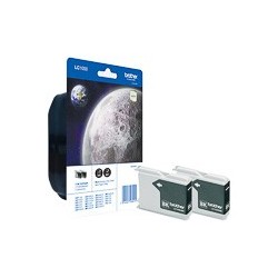 Pack cartouches encre Noir origine Brother DCP680/MFC680 LC1000BKBP2