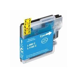 BROTHER (LC-1100C) Cartouche jet d'encre Cyan pour MFC / DCP COMPATIBLE.