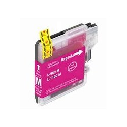 BROTHER (LC-1100M) Cartouche jet d'encre Magenta pour MFC / DCP COMPATIBLE.