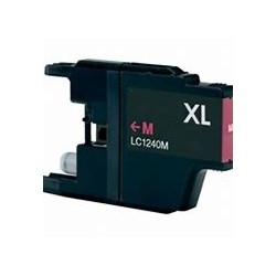 BROTHER (LC-1240M) Cartouche jet d'encre Magenta pour DCP-J / MFC-J COMPATIBLE.