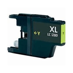 BROTHER (LC-1280XLY) Cartouche jet d'encre Jaune pour MFC-J COMPATIBLE.