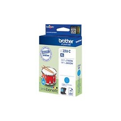 BROTHER (LC-22UC) Cartouche jet d'encre Cyan pour DCP-J / MFC-J ORIGINALE.