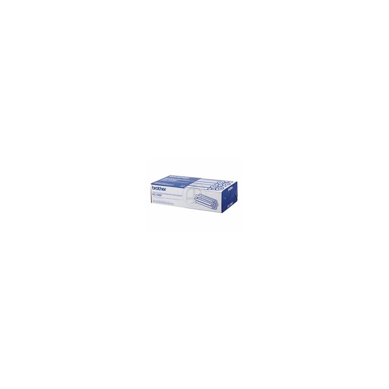 Ruban transfert thermique Noir PC74RF Original pour Brother