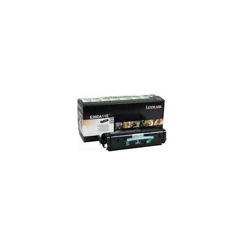 Toner laser noir Marque Constructeur LEXMARK E260A11E