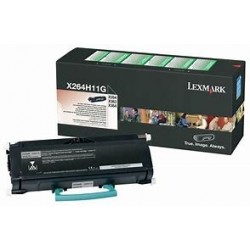 LEXMARK (X264H11G) Toner laser Noir pour séries X-264/363/364 ORIGINALE.