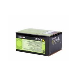 LEXMARK (80C2HY0) Toner laser Jaune pour séries CX-410/510 ORIGINAL.