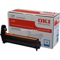 OKI (44315107) Tambour laser Cyan pour séries C-610/831/910 ORIGINAL.