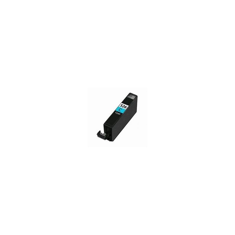 Cartouche jet d'encre cyan PREMIUM Compatible CANON CLI-526C-4541B001